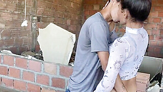 I ASK MY NEIGHBOR FOR HELP WITH MY ELECTRICITY PROBLEM. Porn Video