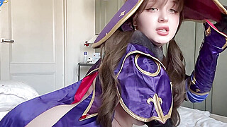 Beautiful REAL Mona fuck herself hard with big dildo. Her divination is... Porn Video