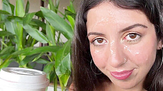 Crazy CUMWALK in STARBUCKS - Blowjob in Public Toilet, Drinking coffee with... Porn Video