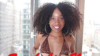 Tiny Ebony Cheats On Her BF With His Homeboy Porn Video