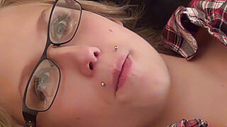 Really Cute Iowa Girl Does Anal In Her Parents Basement After Class Porn Video