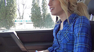 Picking Up A Hot Girl From The Mall Then Naked In The Car And Masturbating... Porn Video