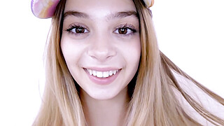 Hot Teenie Rides Cock with Little Pussy Porn Video