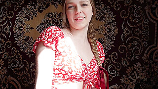 I came from the city and fucked a collective farmer - Arisha_Mills Porn Video