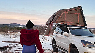 Big Booty Stranger Lets Me Fuck Her At Campsite On Christmas Porn Video