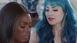 Ebony finds her true love in her bestie Porn Video