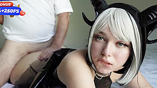 The stepsister likes to dress up for Halloween - Deluxe_Bitch Porn Video