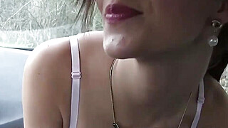 - Stranded Teens - Lea Guerlin - Horny French Amateur Car Sex Porn Video
