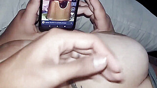 Watching porn on Tiktok with my stepdaughter and I got horny seeing her huge... Porn Video