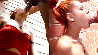 Cute Latina teen gets her face fucked Porn Video