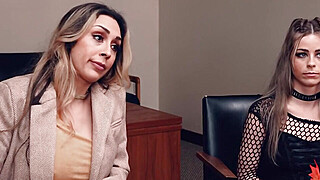Two pussies riding principal Tonys hard dick Porn Video