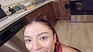 Mae Rainz Drains Her Landlord's Balls To Pay Her Rent - INSANE SQUIRTING +... Porn Video