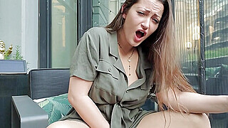 Dani Daniels Smokes a Cigar and Masturbates in Public Porn Video