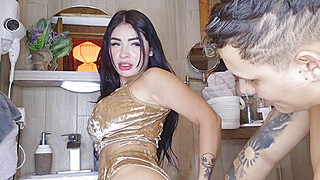 Mi novio me da una buena dosis de verga antes de salir de fiesta - ALEJANDRA... Porn Video