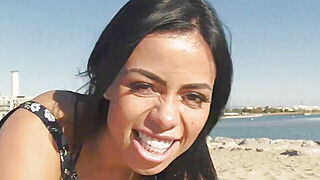 Beautiful MILF fucked on the beach Porn Video