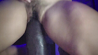 Amateur Slut Goes Crazy on Huge Dildo While Dirty Talking- Fucking MrHankeys... Porn Video