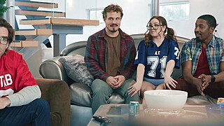 PURE TABOO Mischievous Teen Leana Lovings Seduces Her Stepdad's Best Friends Porn Video