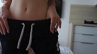 Pretty Woman Rides Cock and Trembles with Orgasm Porn Video