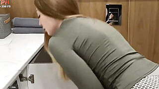 "hey, Help Your Stepmom!" - Hot Milf Housewife in Tight Leggings with... Porn Video