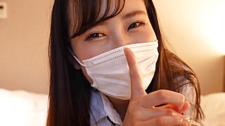 Japanese girl gives a guy a handjob wearing a sailor suit Porn Video