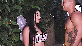 Cosplay, Angelito inocente es follada por demonio de gran verga-ALEJANDRA... Porn Video