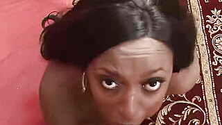 Curvy Big Tits Ebony at Interracial Sex Porn Video