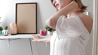 Busty girlfriend had a long day and needs you to cum with her Porn Video