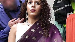 Hot desi milf busted for stealing jewelry Porn Video