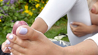 Bare Feet, Toes, Soles and Nylon Edging Mistress Porn Video