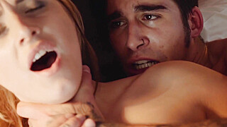 XXXShades - Ukrainian Blondie Gets Drilled While Her Husband Watches Porn Video