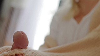 Cozy Skirt, Fiery Passion – A Playful Winter Afternoon on the Couch. Porn Video