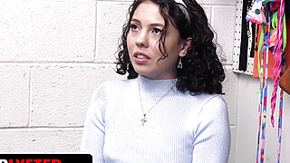 Shoplifter's Punishment Turns into a Sexual Awakening as She Submits to the... Porn Video