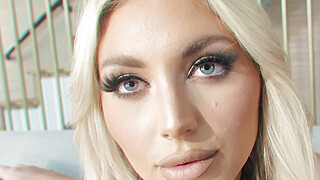 Wet Dreams of 2 Blonde Super Models - Kayley Gunner and Kendra Porn Video