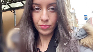 Cumwalk in Public Shopping Mall Porn Video