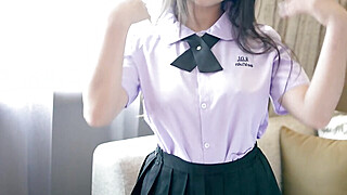Hookup with Exchange Student Fucked in Uniform Porn Video