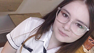 18yr Old Student Vivien Doll Fucked Math's Teacher BBC Porn Video