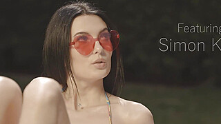 Cock Thirsty Simon Kitty Has Landscaper Help Lube Her Big Tits and Pussy Porn Video