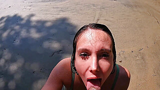 I let a stranger fuck my little pussy on the beach , part Porn Video