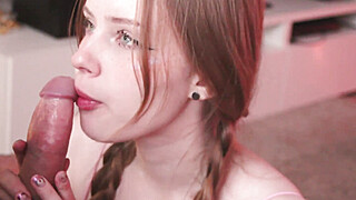 Big Dick Stretched Tight Pussy of Stepsister in Pink Panties Porn Video