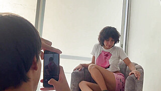 If you don't fuck me I'll tell my stepfather that you masturbate to my... Porn Video