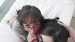 Playing Truth or Dare With My Girl Best Friends - they get their first big... Porn Video