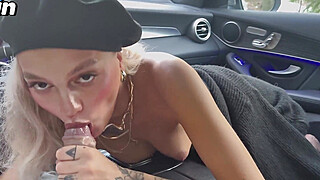 A beautiful Tinder slut sucks on the first date Porn Video