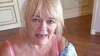 Aunt Judy's - Your Mature GILF Stepmom Randy Raz Catches You With Her Panties... Porn Video