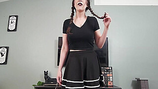 Hot Brunette Goth School Babe Uses You and your Cock to Get Back at Her Man -... Porn Video