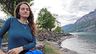 Cute stepsis Creampied massively to orgasm after family trip !!! Porn Video