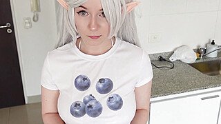 I Ordered Uber For a Cute Elf Girl and She Let Me Fuck Her Throat Porn Video