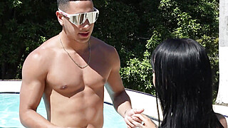 Swimming teacher has hardcore sex in the pool with his student - Max Betancur... Porn Video