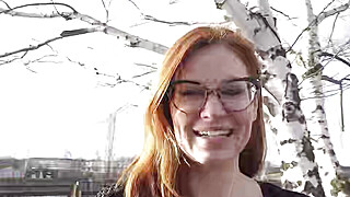 GERMAN SCOUT - Redhead MILF Mona Porn Video