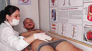 Oops... my dick went up in front of the nurse.. Porn Video