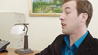 MILF Sarah Jessie Demands To Suck Employee's Cock Now! Porn Video